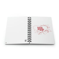 VIRGO RED SPIRAL BOUND JOURNAL