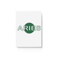 ARIES GREEN HARD BACKED JOURNAL