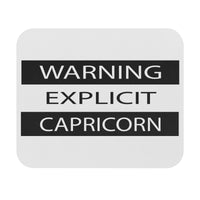 WARNING EXPLICIT CAPRICORN MOUSEPAD (Rectangle)