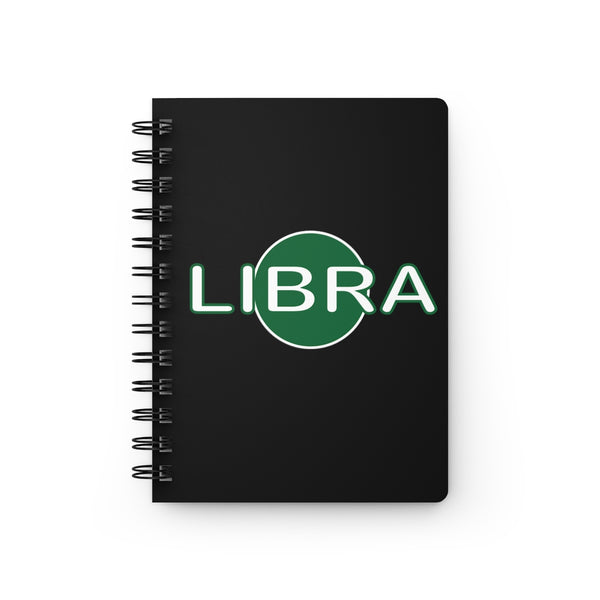 LIBRA GREEN SPIRAL BOUND JOURNAL