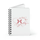 PISCES RED SPIRAL BOUND JOURNAL