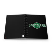 SAGITTARIUS GREEN SPIRAL BOUND JOURNAL