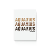 AQUARIUS MELANIN HARD BACKED JOURNAL