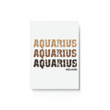 AQUARIUS MELANIN HARD BACKED JOURNAL