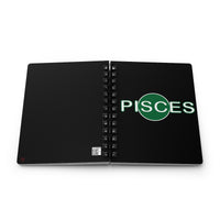 PISCES GREEN SPIRAL BOUND JOURNAL