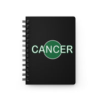 CANCER GREEN SPIRAL BOUND JOURNAL