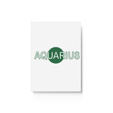 AQUARIUS GREEN HARD BACKED JOURNAL