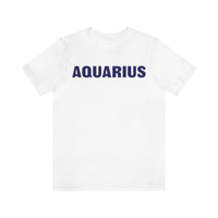 AQUARIUS BLUE T SHIRT