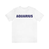 AQUARIUS BLUE T SHIRT