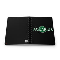 AQUARIUS GREEN SPIRAL BOUND JOURNAL