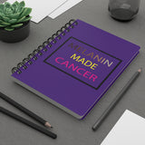 MELANIN MADE CANCER SPIRAL BOUND JOURNAL