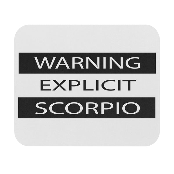 WARNING EXPLICIT SCORPIO MOUSEPAD (Rectangle)