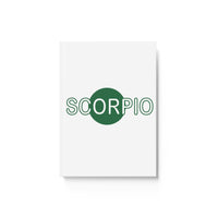 SCORPIO GREEN HARD BACKED JOURNAL