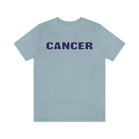 CANCER BLUE T SHIRT